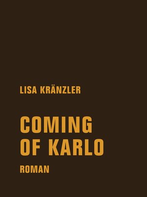 cover image of Coming of Karlo